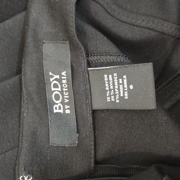 SLIGHTLY USED BODY BY VICTORIA COLOR BLACK SIZE 6 - Picture 9 of 12